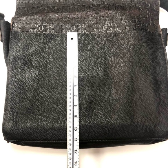 DUSSAULT brown leather Limited Edition Gene Simmons messenger bag - Picture 11 of 16